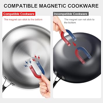 3500W Commercial Induction Hob, Heavy Duty Stainless Steel Electric Hot Plate Single Burner, 8 Power Levels & 4H Timer, Catering Induction Cooker for Restaurant Cafe Kitchen
