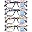 CLASAGA Progressive Multifocus Reading Glasses for Women, Pattern Print Blue Light Block Stylish Ladies Computer Readers (pattern design, 2.25, x)