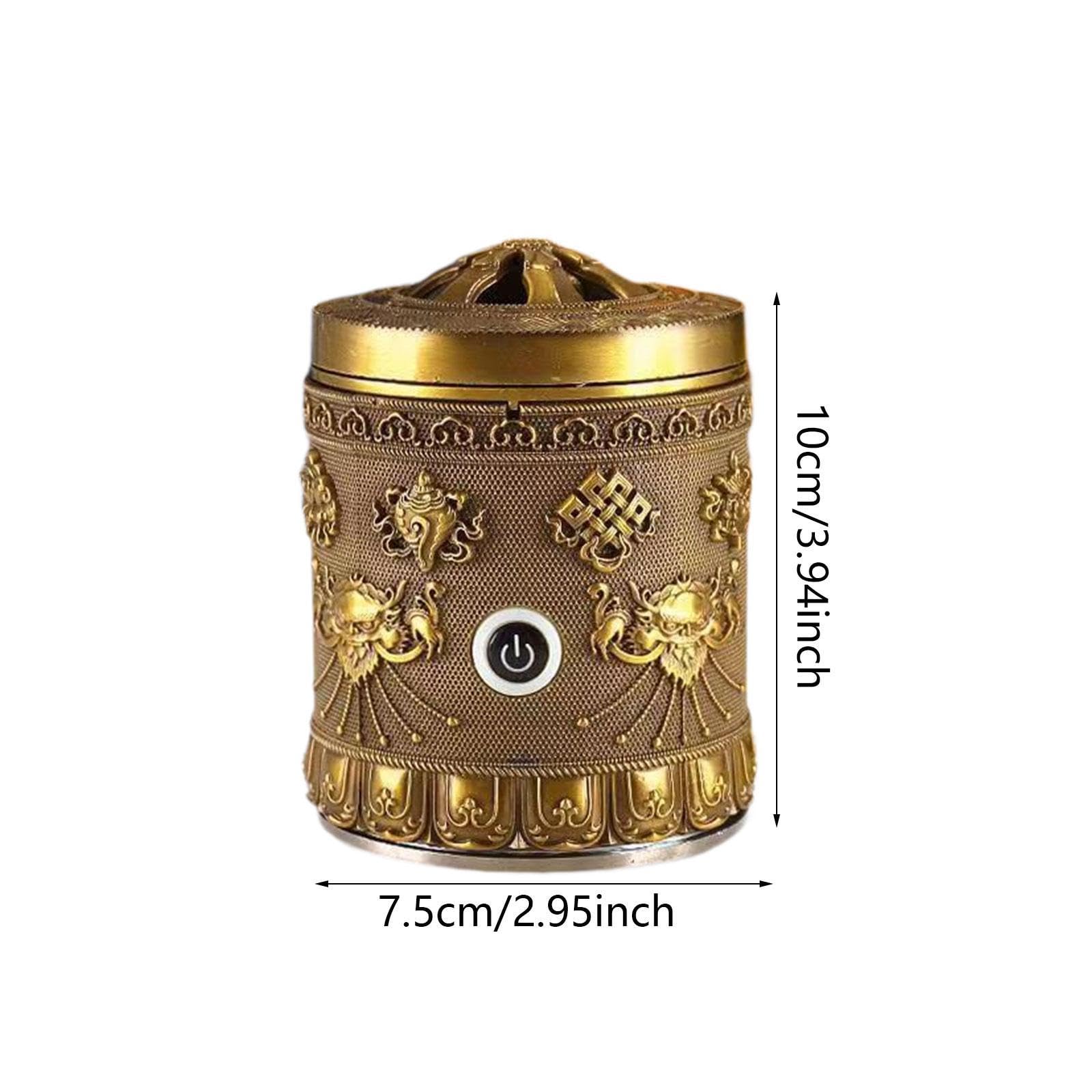 Bruciatore di in Lega in Regalo, Funzione di Spegnimento Automatico con Riscaldamento Rapido, Bronzo
