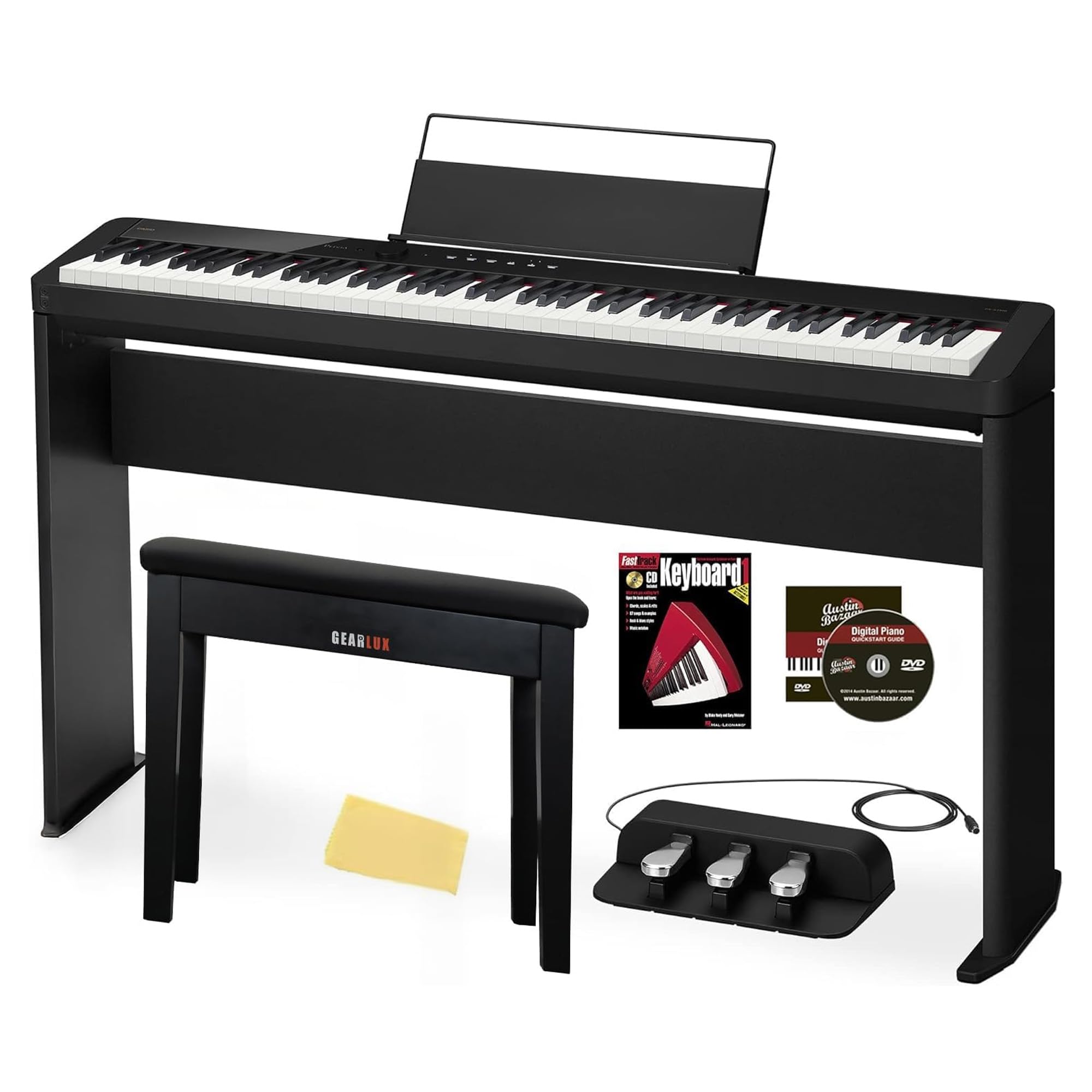 Amazon.com: Casio PX-S1100 Privia Digital Piano - Black Bundle