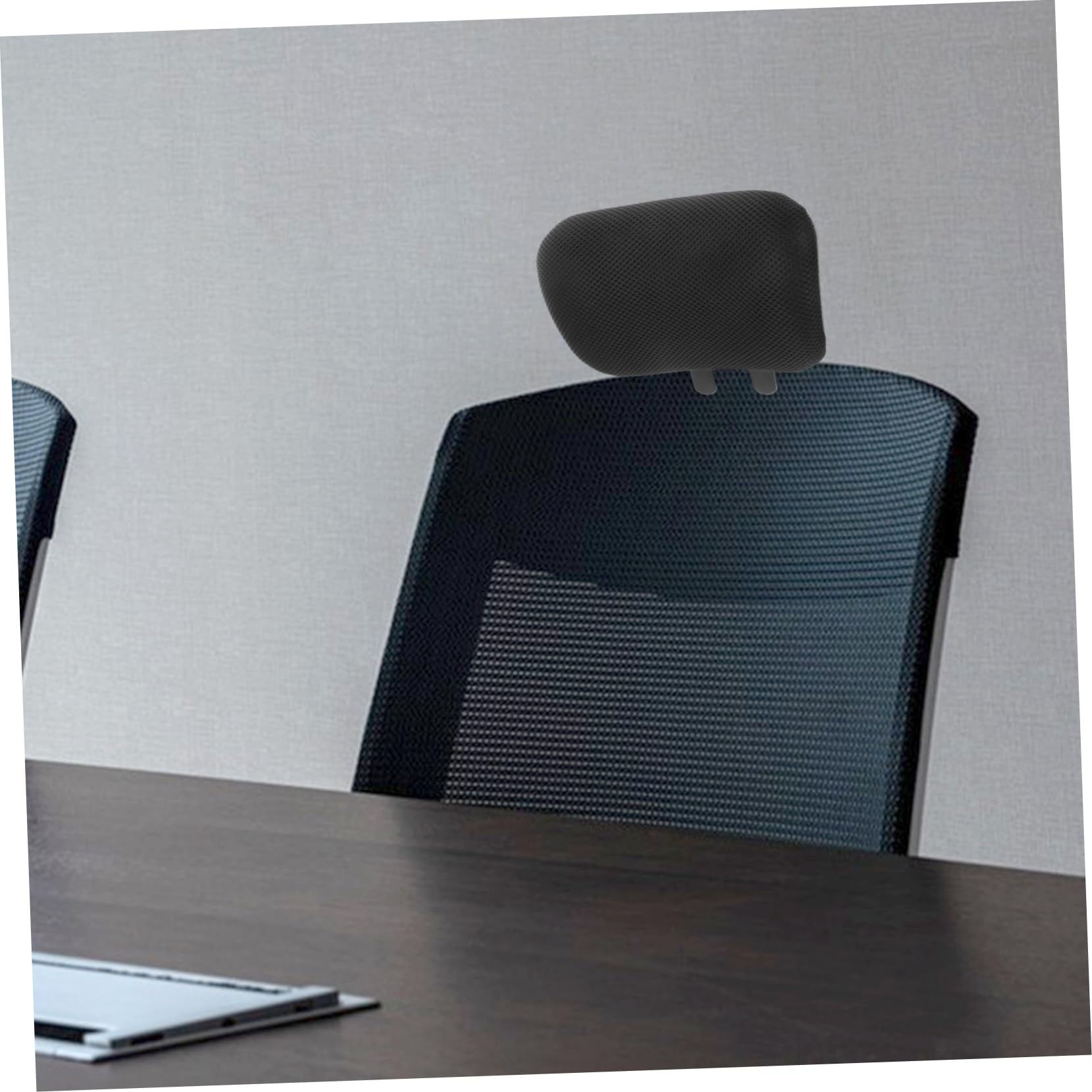 SHINEOFI Reposacabezas para Silla de Oficina, 1 Juego Negro Ajustable