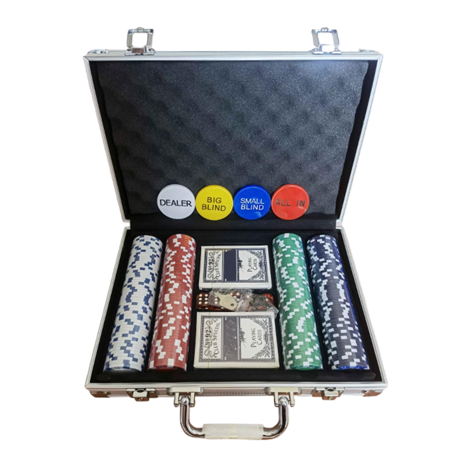 Set di Gettoni da Poker Numerati 200 Pezzi Portatile con Custodia | Fiche Poker per Lento e Giochi da Tavolo per Adulti, Bambini, Famiglie, Principianti, Casa, Viaggi, Festa, Serata