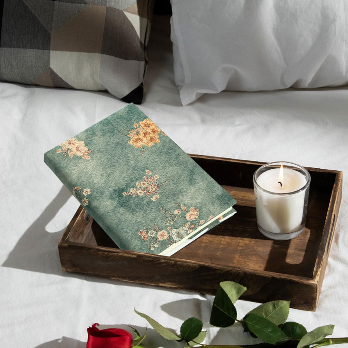 Fundas de Tela para Libros A5, 2piezas, Cubiertas Ajustables para Planners y Diarios, Tacto Suave y Resistente, Ideales para Estudiantes y Protección Escolar