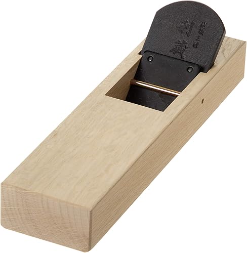 Miniatura 2 de KAKURI KANNA - Plano de mano japonés de 1.969 in para carpintería [sistema de cuchillas reemplazables], herramienta de avión de bloque para biselado