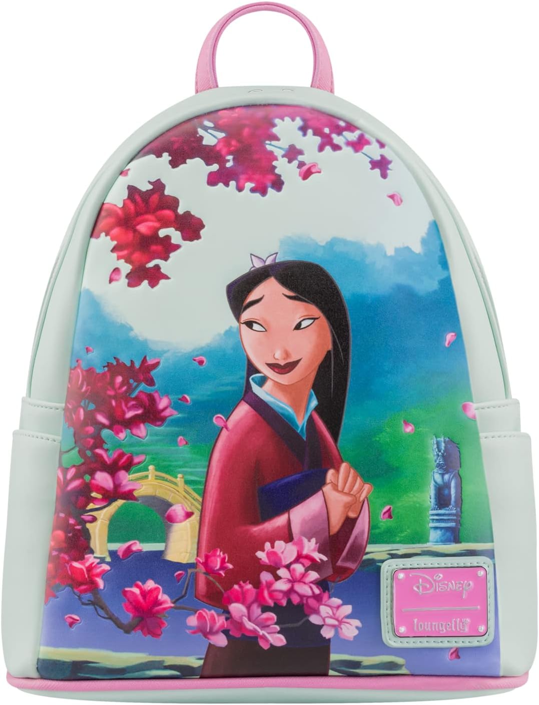 LoungeflyLoungefly - Mulan 25th Anniversary Backpack - Disney Princesses - Amazon Exclusive - Cute Collectable Bag - Gift Idea - Official Merchandise - for Boys, Girls Men and Women - Movies Fans