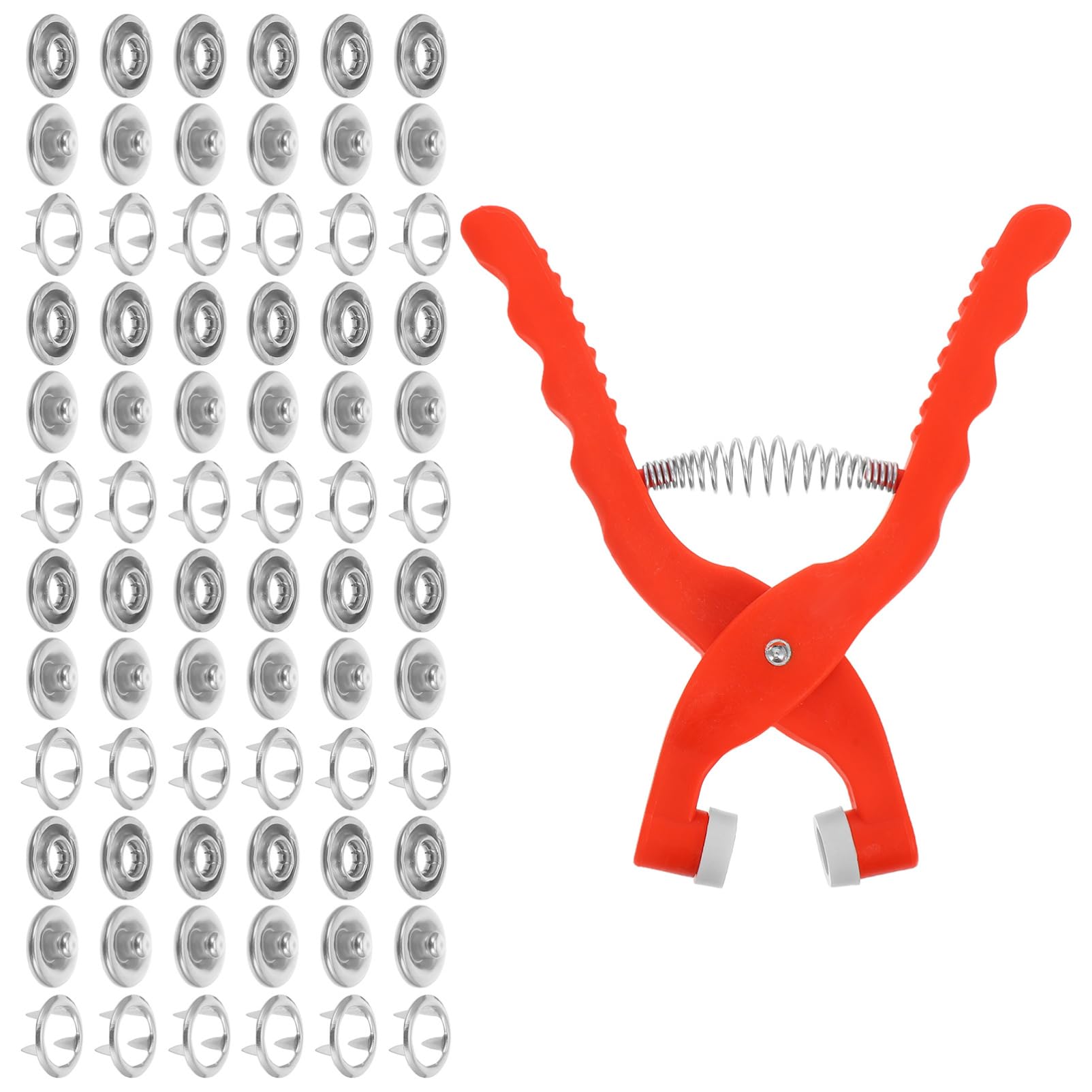 LALAFINA 1Set Snap Button Installation Tool Kit with Snaps DIY Sewing Accessories Non Slip Grip Pliers for Crafts Jackets and Bags Portable Storage Case Included