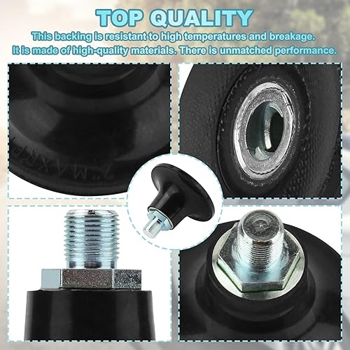 Miniatura 6 de 49-36-0800 Se adapta a Milwau-kee 2438-20 M12 Pulidora 2" Almohadilla de respaldo