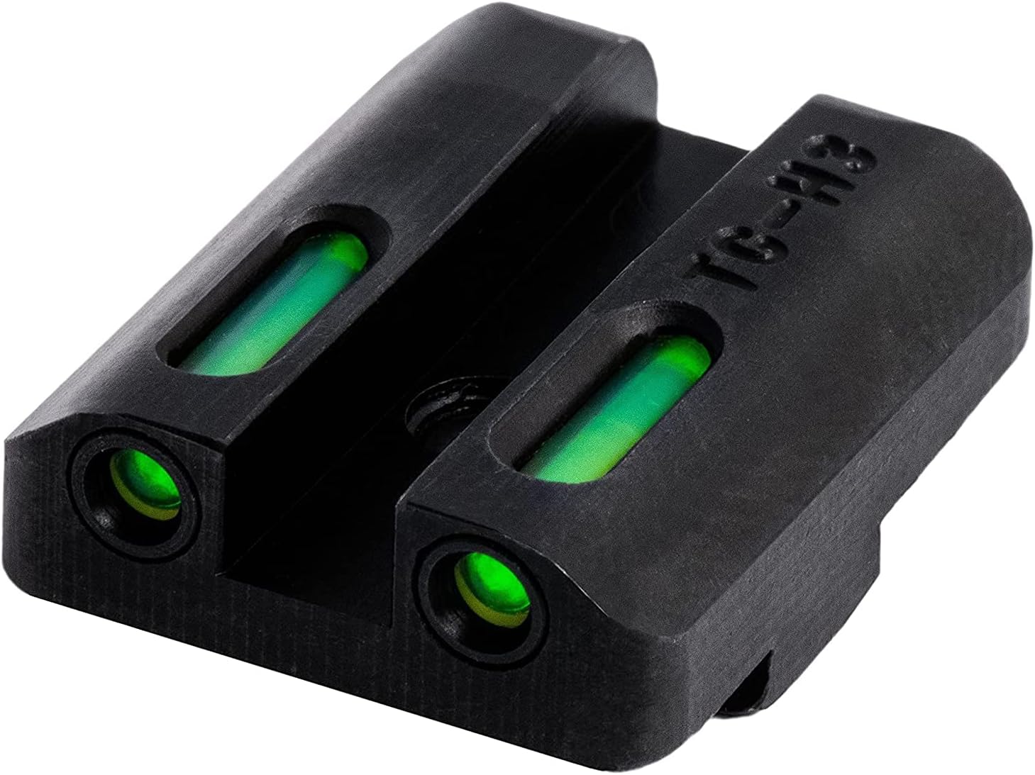 TRUGLO TFX Handgun Sight | Durable Shock-Resistant Compact Brightly Glowing Tritium & Fiber-Optic Xtreme Day/Night Sight for Handguns