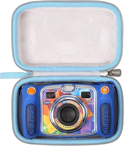 Mchoi Funda rígida adecuada para cámara VTech Kidizoom DuoDuo DXDuo DeluxeTwistPixPix Plus Selfie, impermeable, a prueba de golpes, para niños,