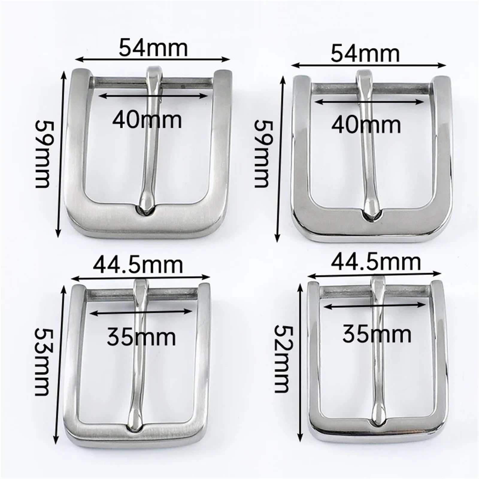 Metalowy pasek toksyczny， 10 sztuk klamerek do paska ze stopu cynku 35/40mm srebrne dla 33/38cm talii męskie zapięcie na pin pas DIY