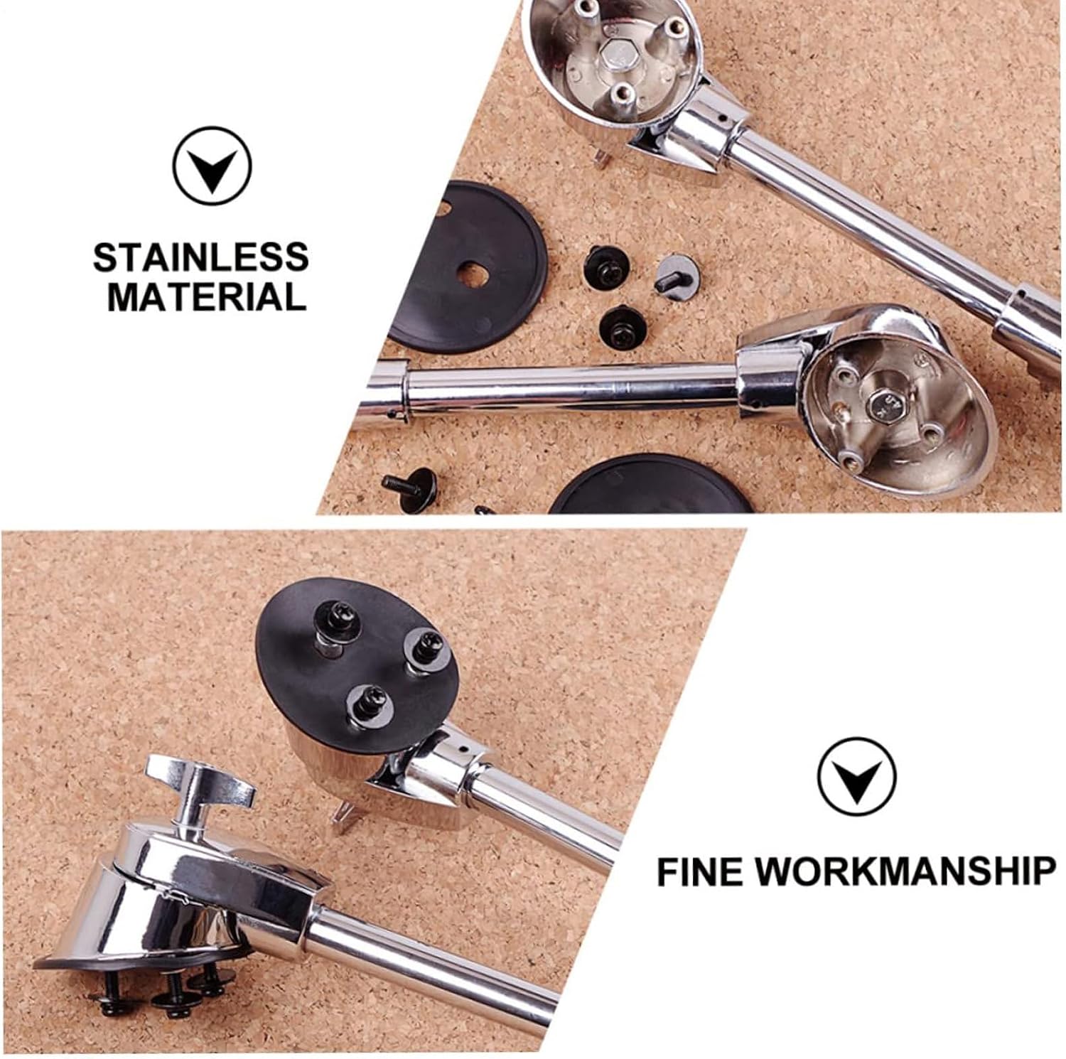 Bass Drum Leg Rustproof Portable Pedal Bracket Base Hardware Stand