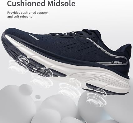 Men's Road Running Shoes Walking Athletic Trainers Non-Slip Sneakers