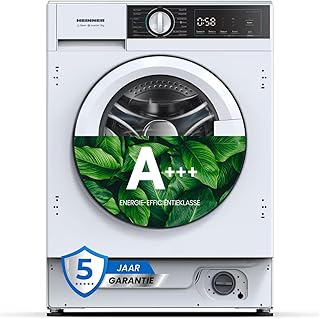 HWM-BI814IVA+++ Einbauwaschmaschine – 8 kg – 1400 U/min – Energieklasse A – Motor Inverter – 15 Programme – Weiß – 5 Jahre Garantie