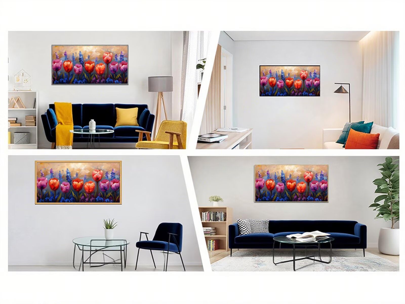 Zestawy do malowania diamentowego tulipanów dla dorosłych, 5D Dimond Art Flower Gem Arts and Crafts Paintings, DIY, kryształ górski, haft krzyżykowy, malowanie według numerów, dzieci, dekoracja pokoju