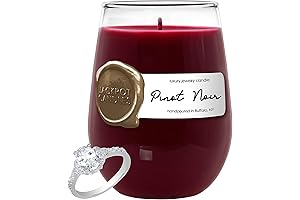 Jackpot Candle - The Ultimate Surprise Gift: Indulge in Luxurious Pinot Noir...