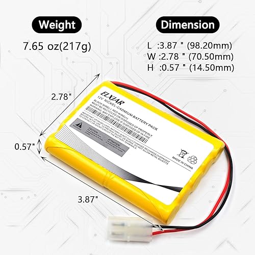 Miniatura 3 de Paquete de 2 baterías Ni-CD de 12 V 1000 mAh con conector Tamiya y cargador para automóviles RC, camiones, robots, herramientas eléctricas,