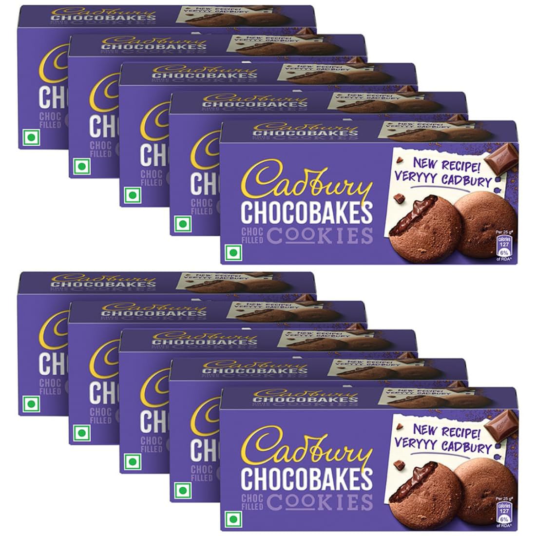 Cadbury Chocobakes ChocFilled Cookies, 10 x 75 g (B081VTRN95) Amazon Price History, Amazon Price Tracker