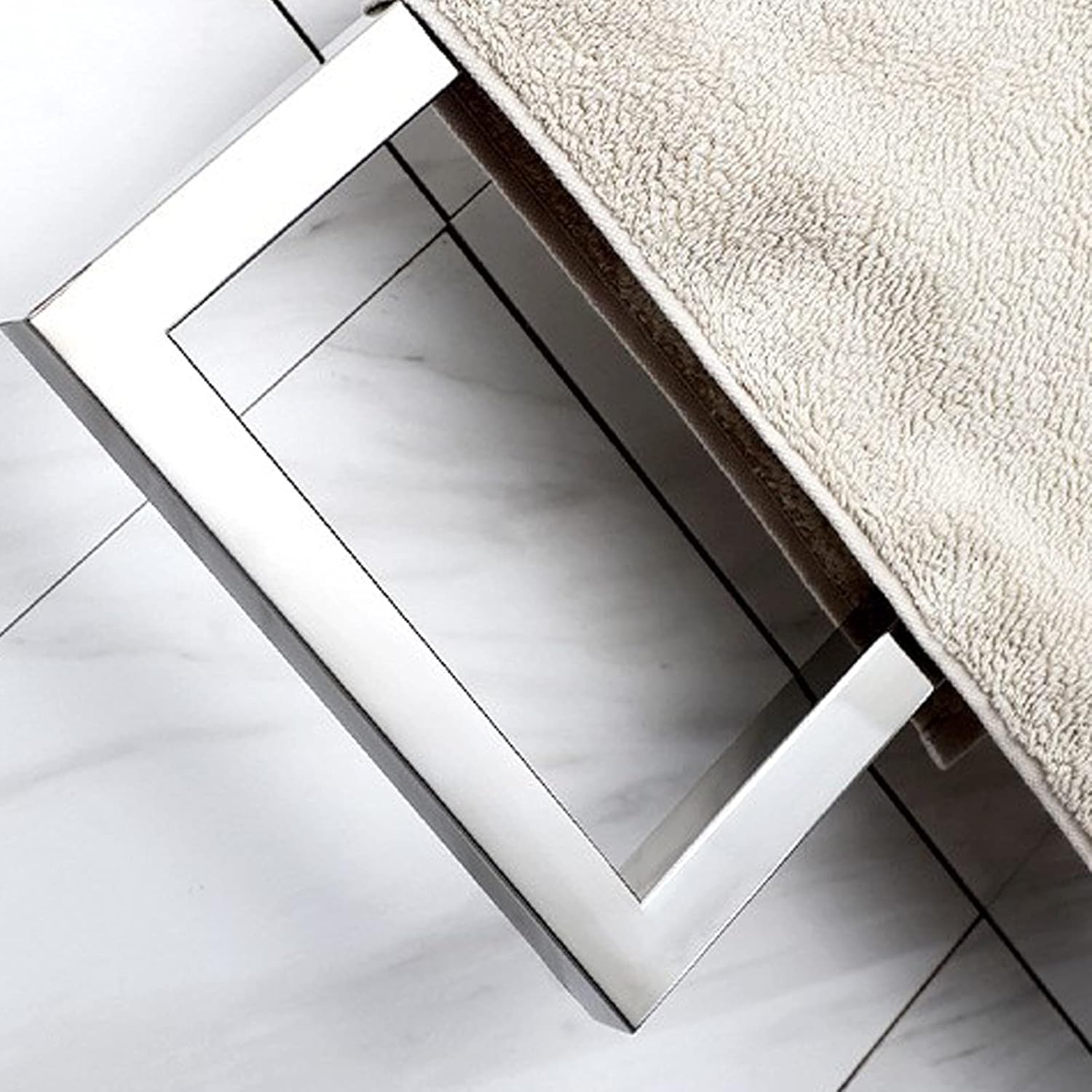 Heated Towel Warmer Racks,with Timer Electric Towel Warmer Electric Towel Rack Stainless Steel Heated Towel Rails, 90W Low Power Towel Dryer