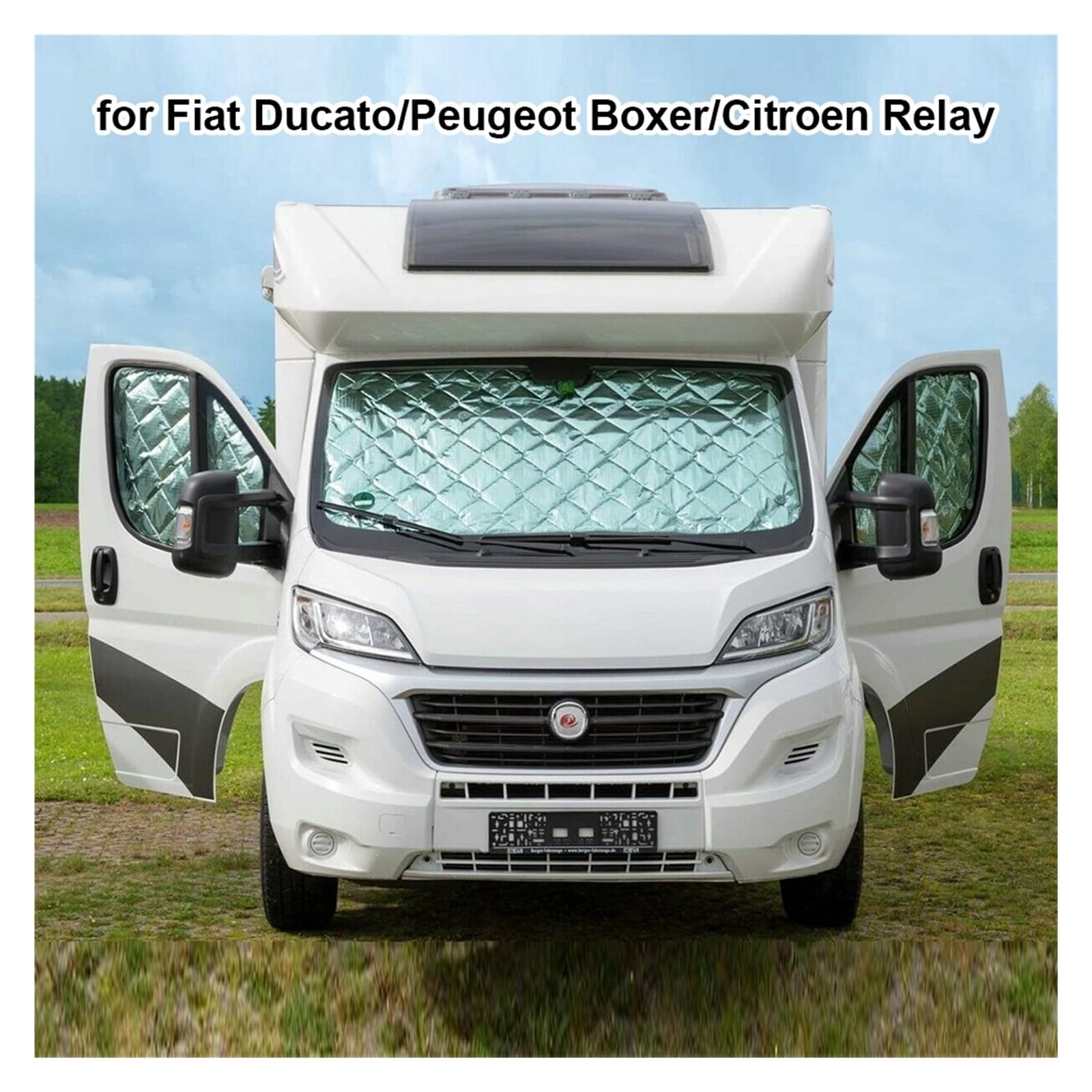 7-warstwowa zasłona termiczna do FIAT Ducato 2006-2022, zestaw do przyczep kempingowych
