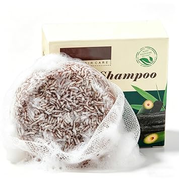 Low-Stripping Shampoo Bar, Dry Hair Friendly, Moisture Lock Bamboo Charcoal One Size