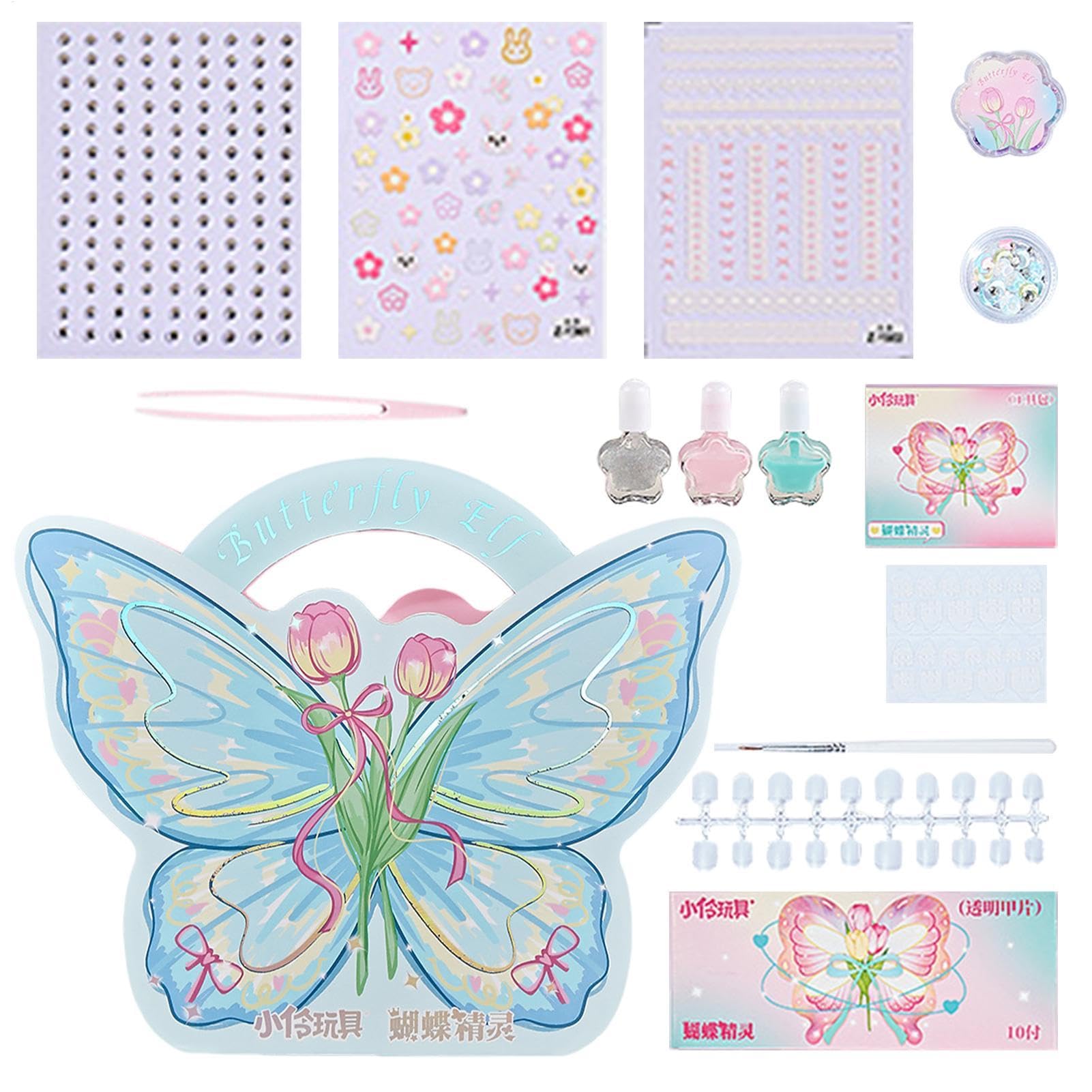 Kits de pour , ensemble de vernis à ongles pour filles