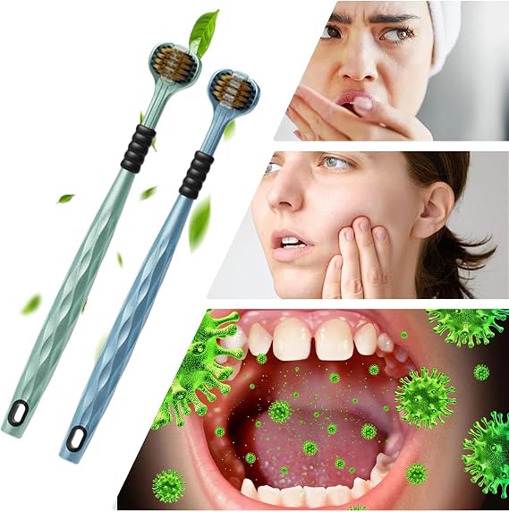 Special Needs Toothbrush 360 Degree Portable Bristle Cleaning Tool