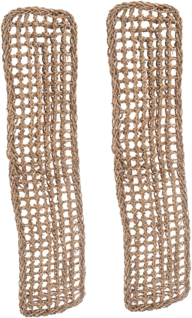 2pcs Reptile Carpet Lizard Lounger Grass Mat Forest Floor Bedding for Bearded Dragons Toys