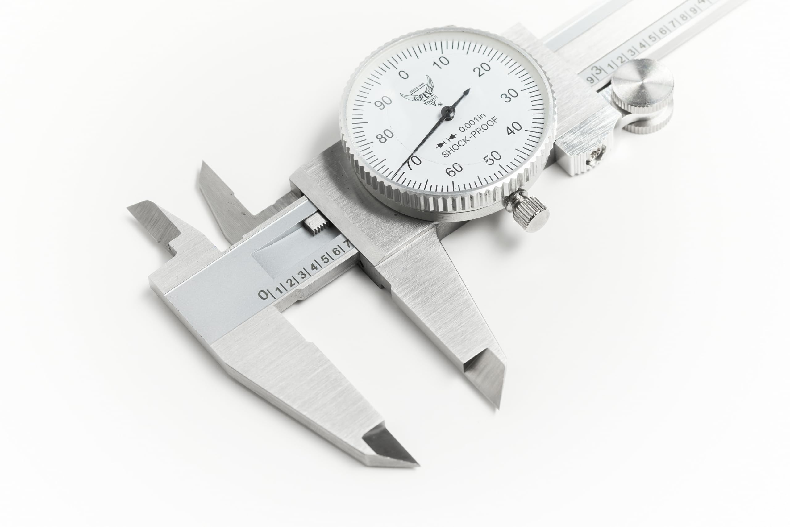 PEC Dial Caliper - 0-6 Inch Stainless Steel -4 PEC Dial Caliper - 0-6 Inch Stainless Steel -4