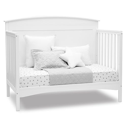 Miniatura 9 de Delta Children Archer 4-in-1 Crib, Bianca Bianca Blanco