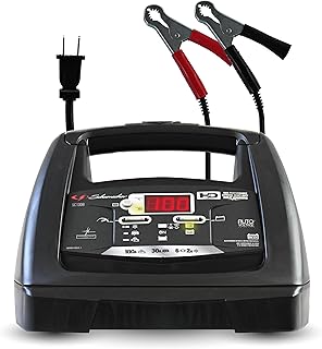 Schumacher Electric 6A Car Battery Charger and 100A Engine Starter, 6-in-1 Solution, Maintainer, 30A Boost, for 6V/12V Power Sport, Automotive, and Marine Batteries, SC1308