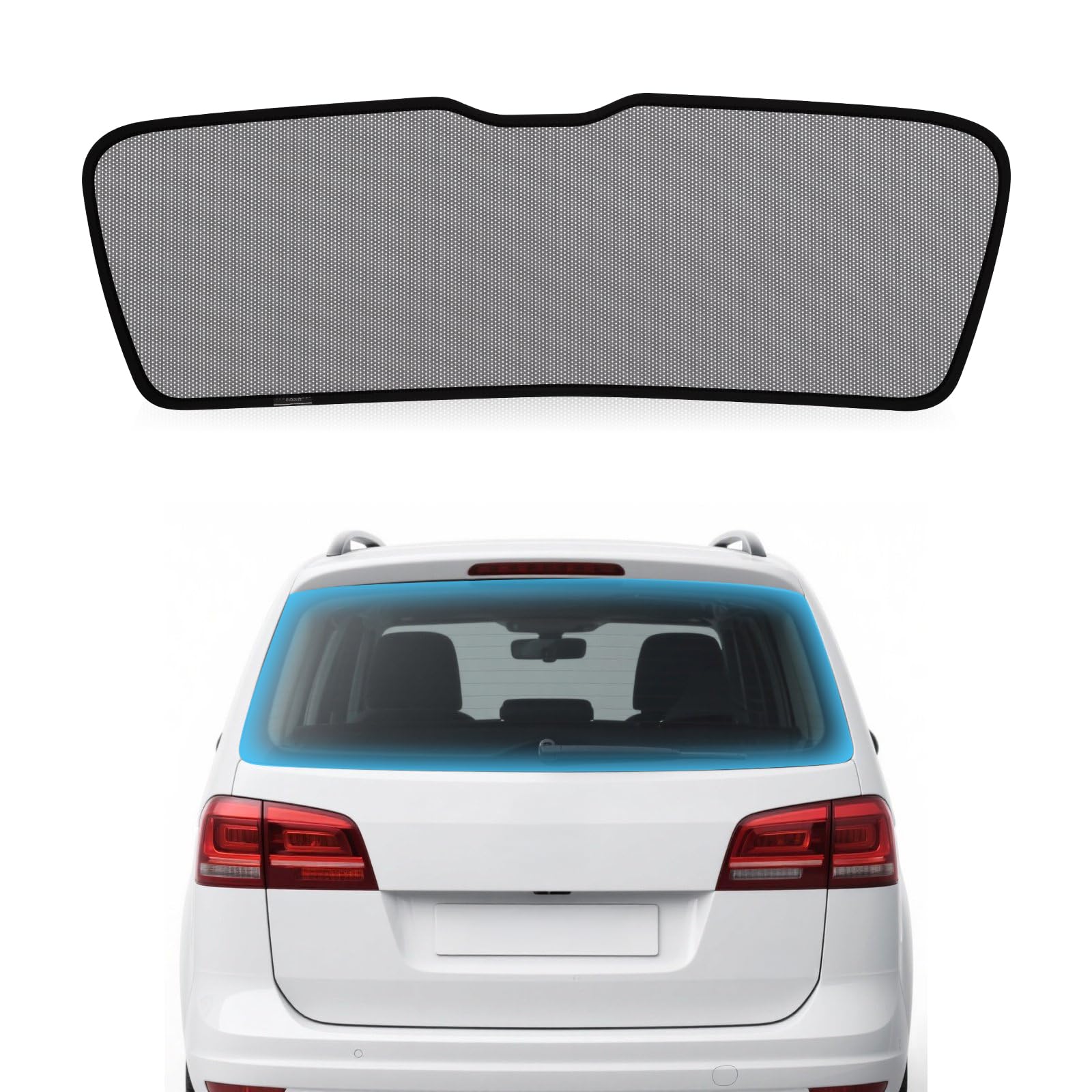 ZATOOTO Tendine Auto Oscuranti Posteriori Touran 2016-2024, Protezione Solare, Anti - UV, per Bambini, Pieghevole
