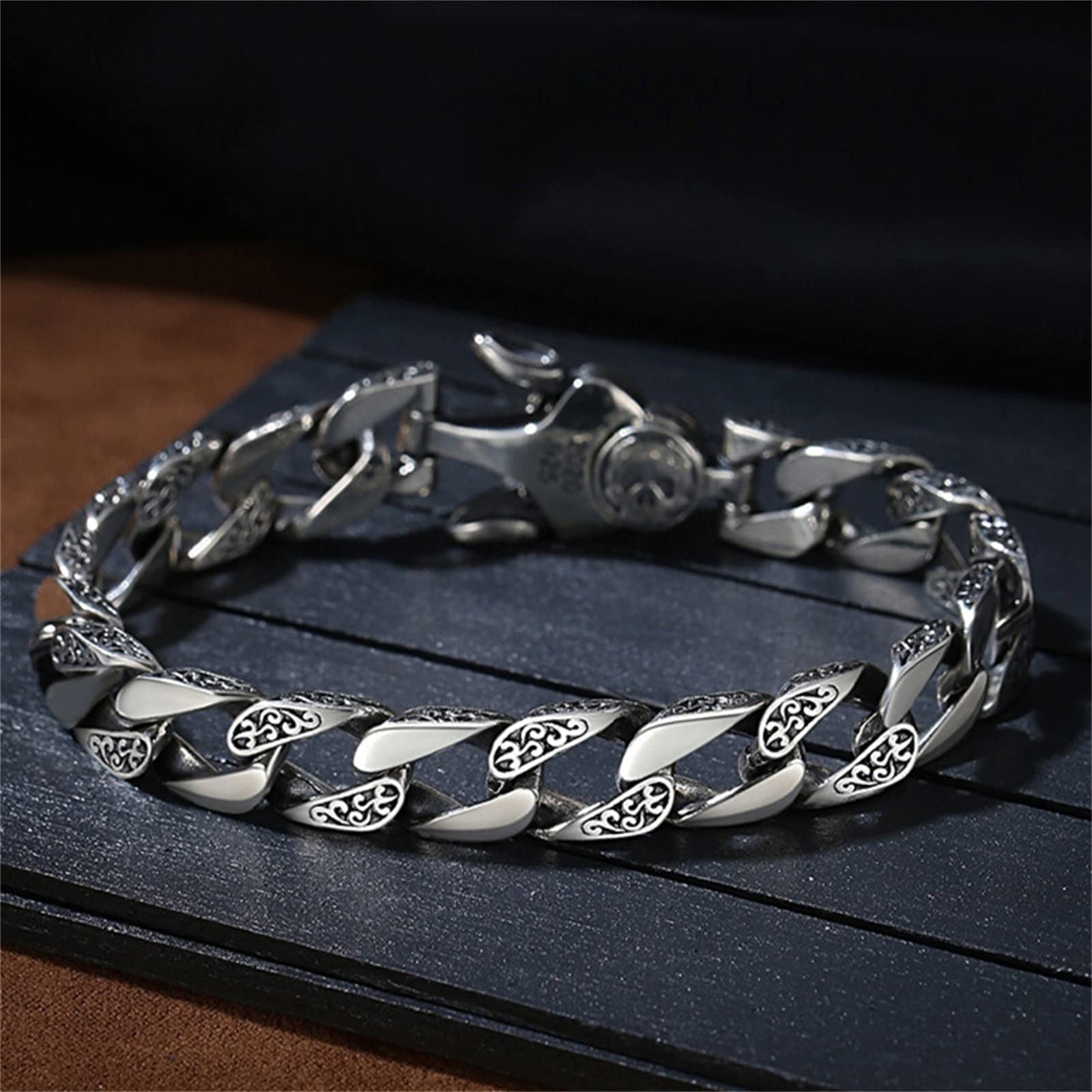 Men's Skull Stainless Steel Bracelet, Gothic Vintage Fashion Skull