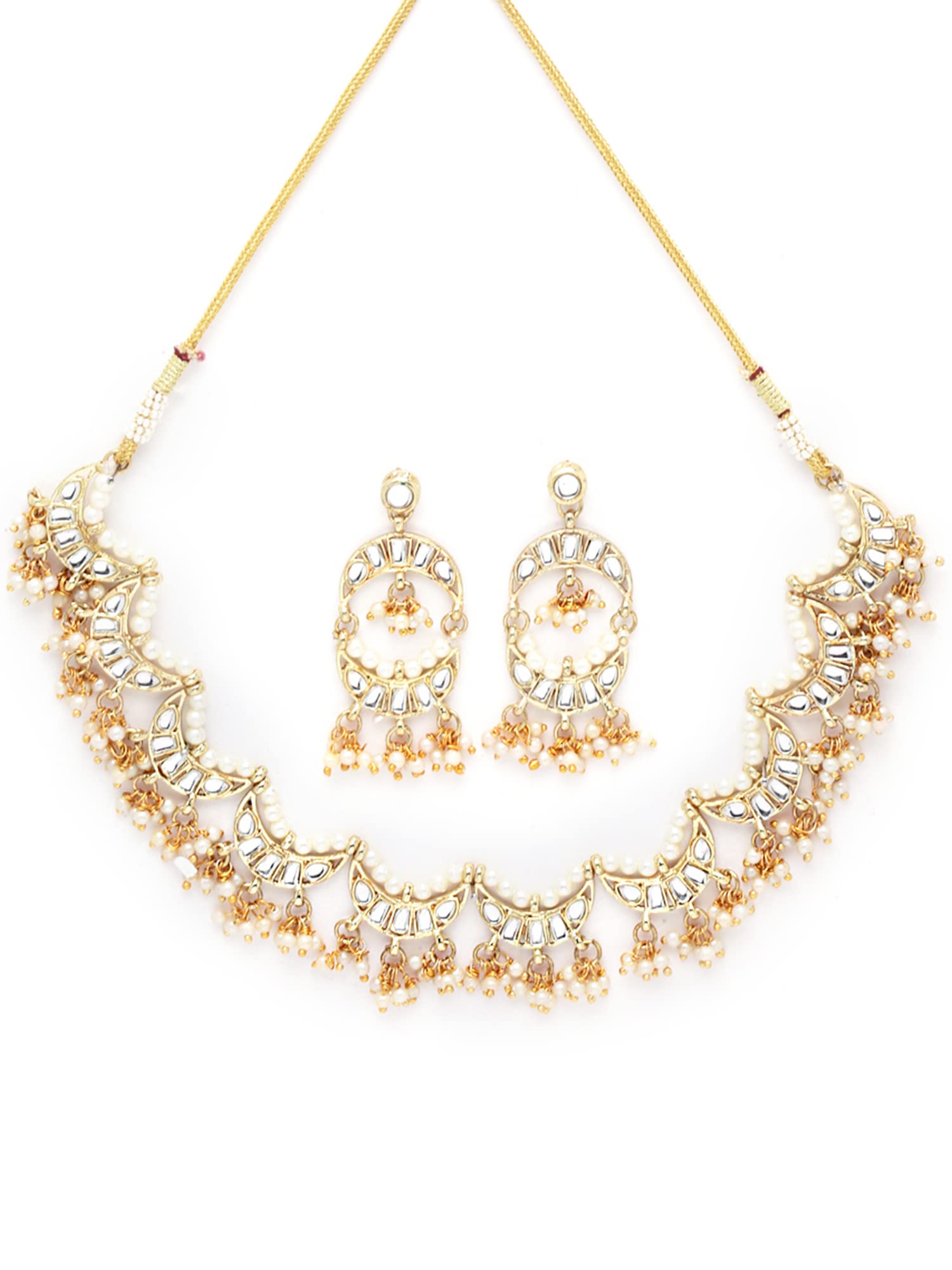 See full amazon price history chart for Karatcart Gold Plated Moon Shaped white Kundan Neckalce Setfor Women Karatcart Gold Plated Moon Shaped white Kundan Neckalce Setfor Women (B0B1DNYNZJ) Amazon Price History, Amazon Price Tracker