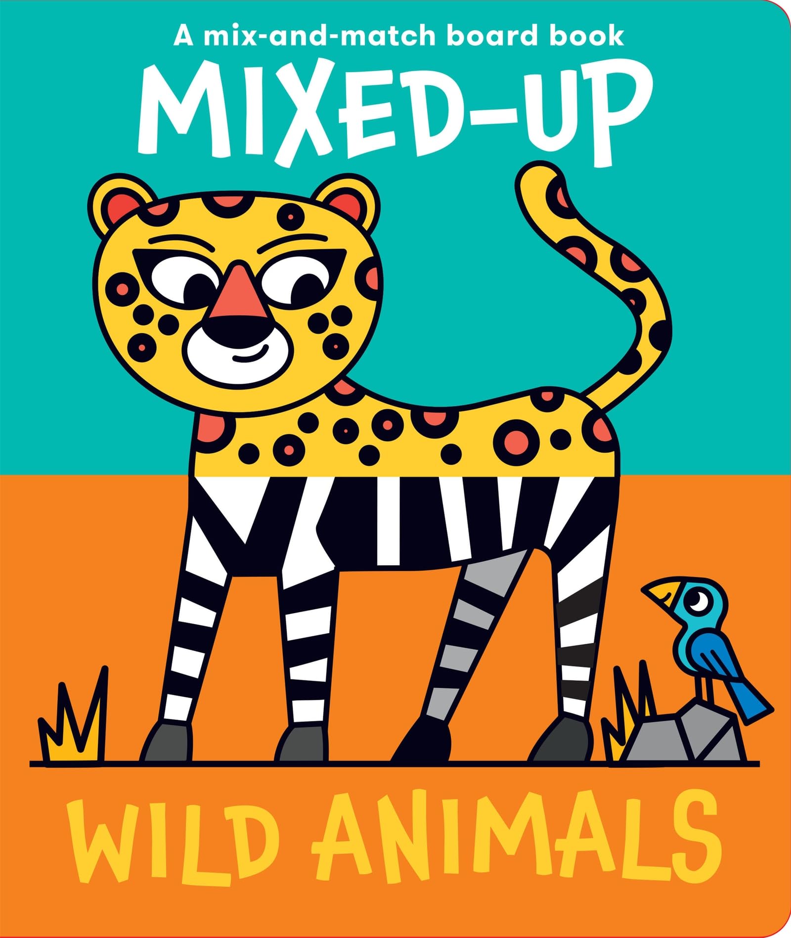 Mixed-Up Wild Animals (Mixed Up Mix & Match Board Books)