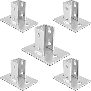 OhLectric Strut Post Base Single Channel - 4 x 6