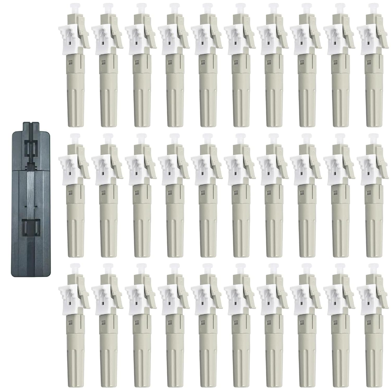 LC/OM3 50/125um Glasfaserkabel-Schnellverbinder für runde/flach