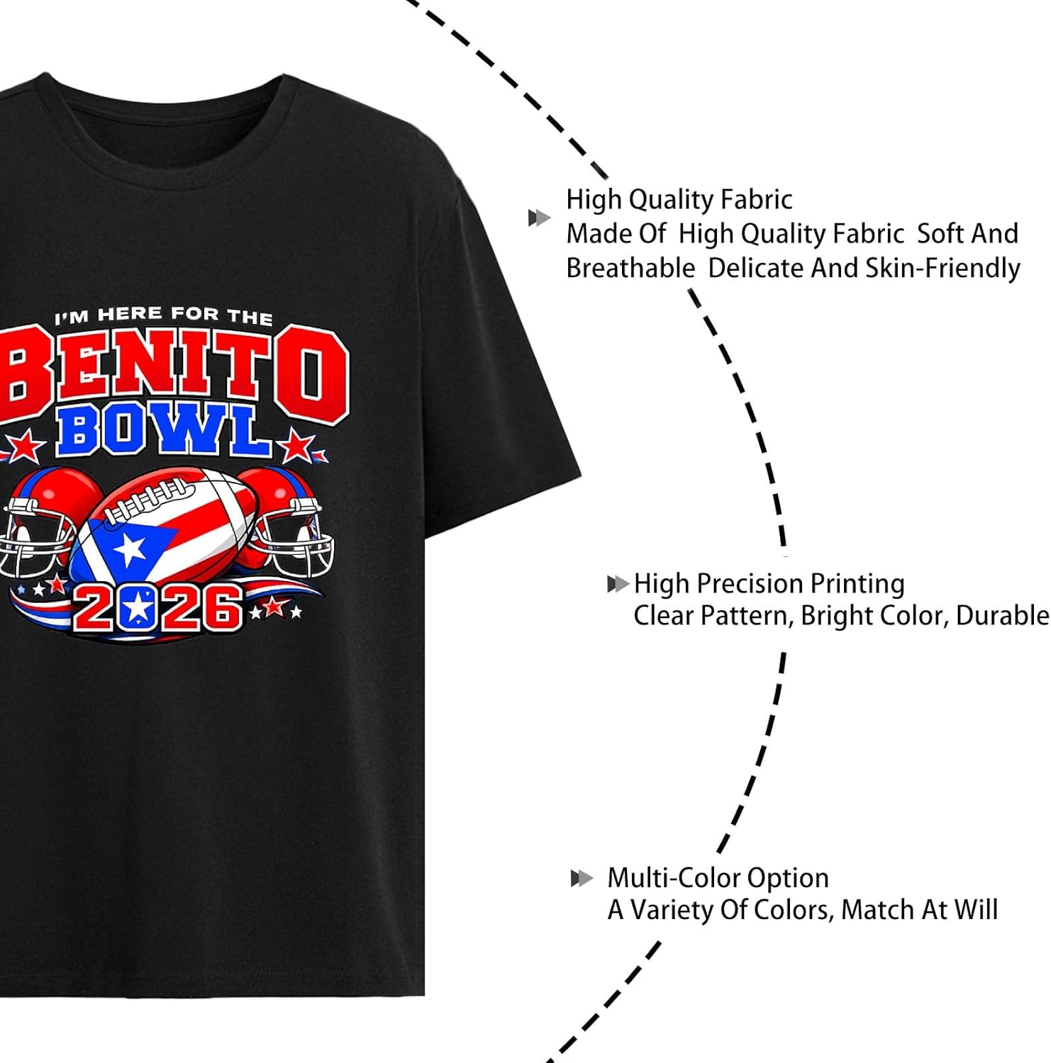 Benito Bowl Tshirts for Womens Graphic Cool - Image 5