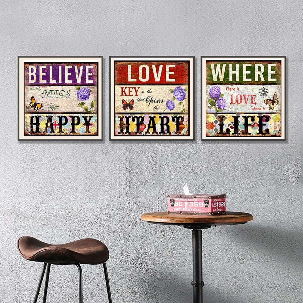 TWBB 5D DIY Diamond Painting Kit Full Drill Diamond Painting Sets for Adult or Kid,Butterfly Pattern Diamond Embroidery 14"x12" Include Wall Stickers (6 Pack)