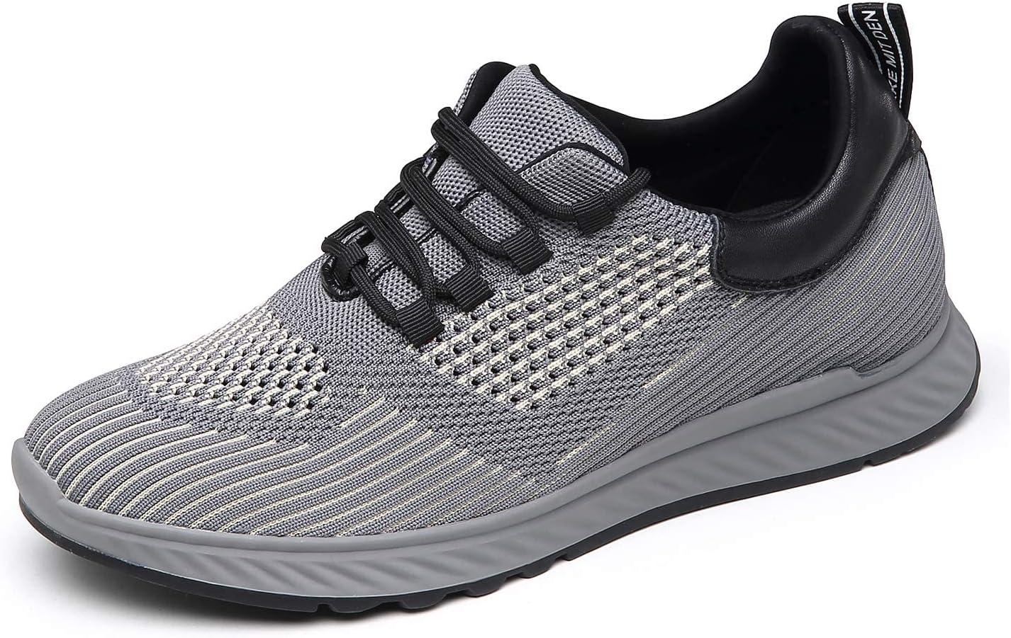 CHAMARIPAMen's Invisible Height Increasing Elevator Sneakers Shoes,Fashion Sneakers Shoes Make You Taller.