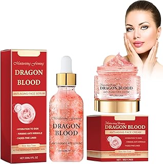 50g Crème Au Sang De Dragon Et 30ml Sérum De Sang De Dragon, Crème Hydratante Au Sang De Dragon, Sérum Anti-Rides Au Sang De Dragon, Dragons Blood Easy Cream, Anti-Âge, Anti-Rides