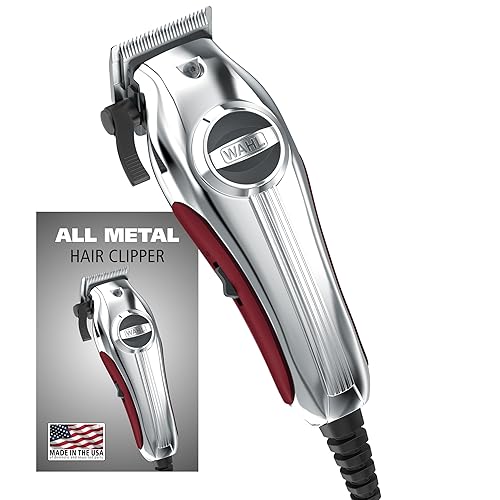 Wahl USA Pro - Cortadora de pelo con cable de alto par ultra silencioso para un funcionamiento ultra silencioso y temperaturas de funcionamiento más