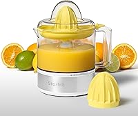 Vista 10 de Starfrit Exprimidor eléctrico de cítricos - 27.1 fl oz - Conos de jugo de 2 tamaños - Rotación inversa automática - 30W