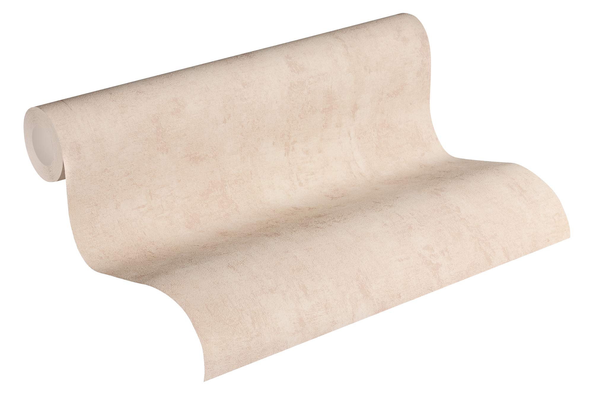 Papier peint intissé beige Blooming A.S. Création 10m x 0,53m