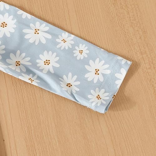 Miniatura 5 de AMAWMW Camisón de manga larga para bebé recién nacido, niños y niñas, diseño de dibujos animados