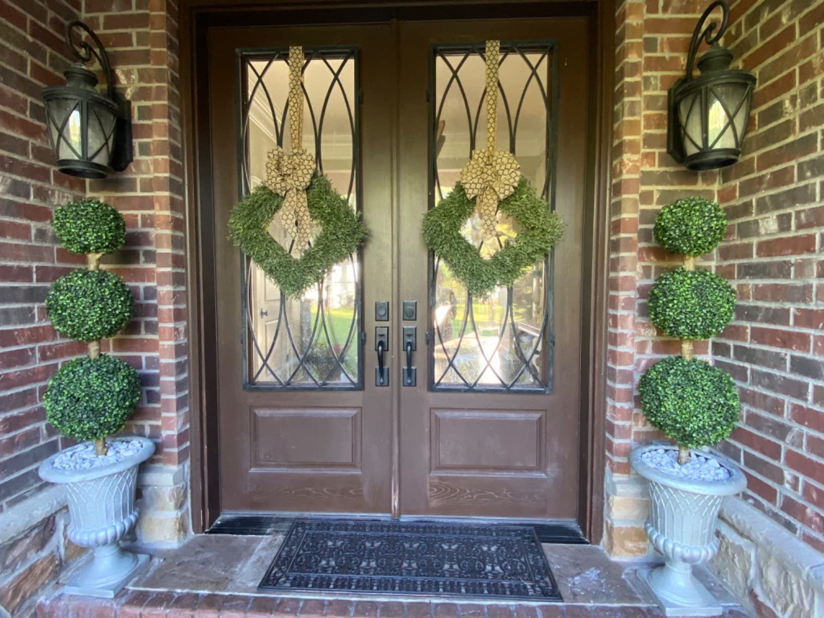 43/mo Finance Bornbridge Artificial Boxwood Topiary Ball Tree 4