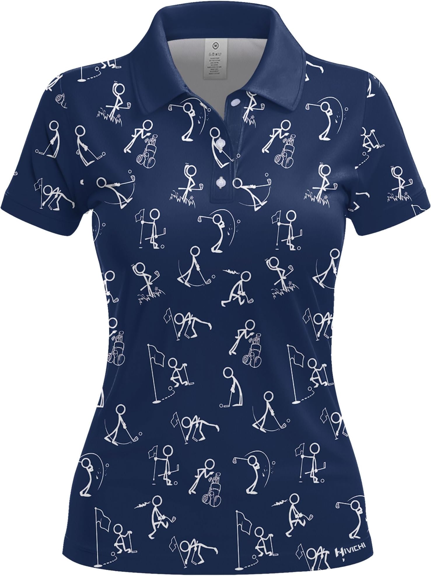 HIVICHIWomens Golf Shirt Womens Golf Apparel Ladies Golf Shirts Golf Outfits for Women Polo