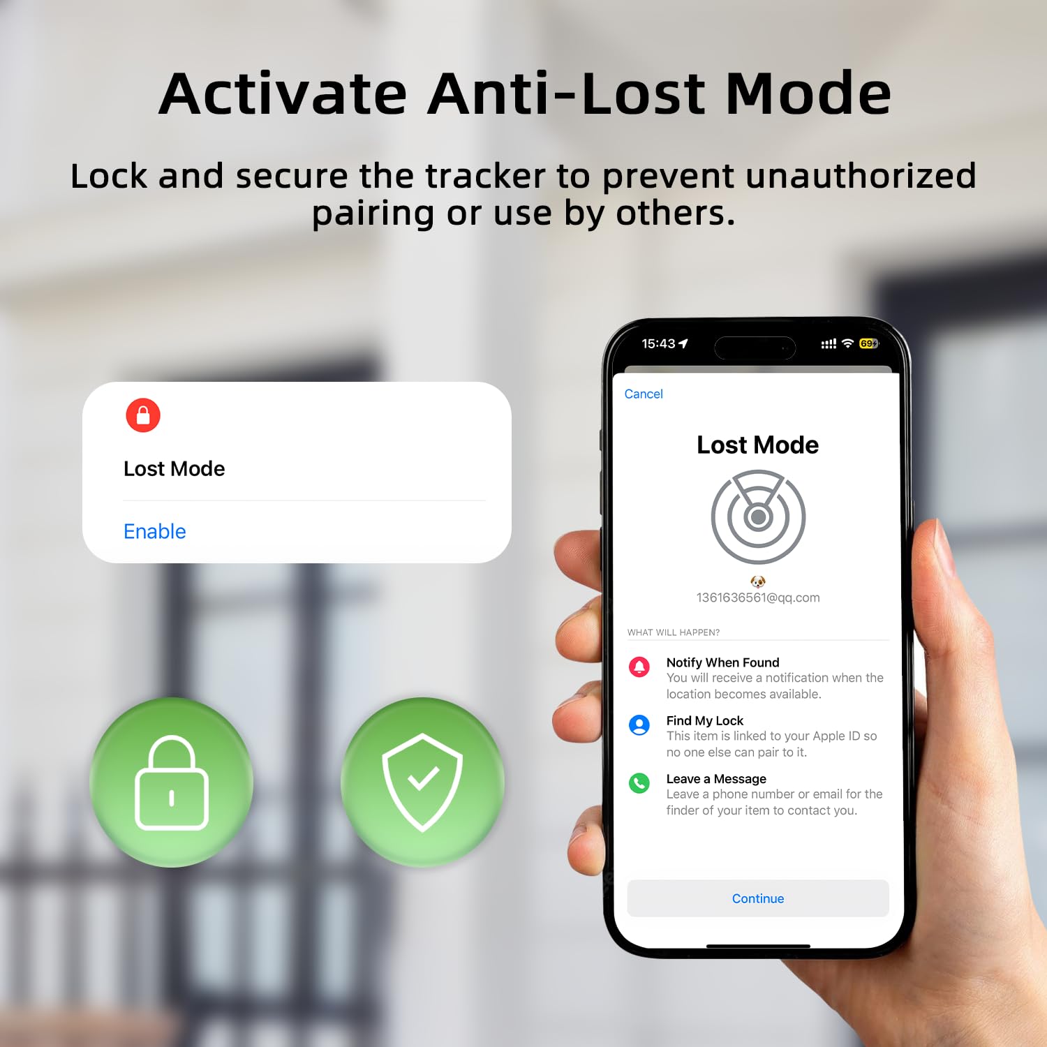 4-pak lokalizatorów do Apple Find My, lokalizator kluczy Bluetooth z precyzyjną lokalizacją, certyfikat Apple MFi, kompatybilne z iPhone i Siri, czarne, 4 sztuki w opakowaniu