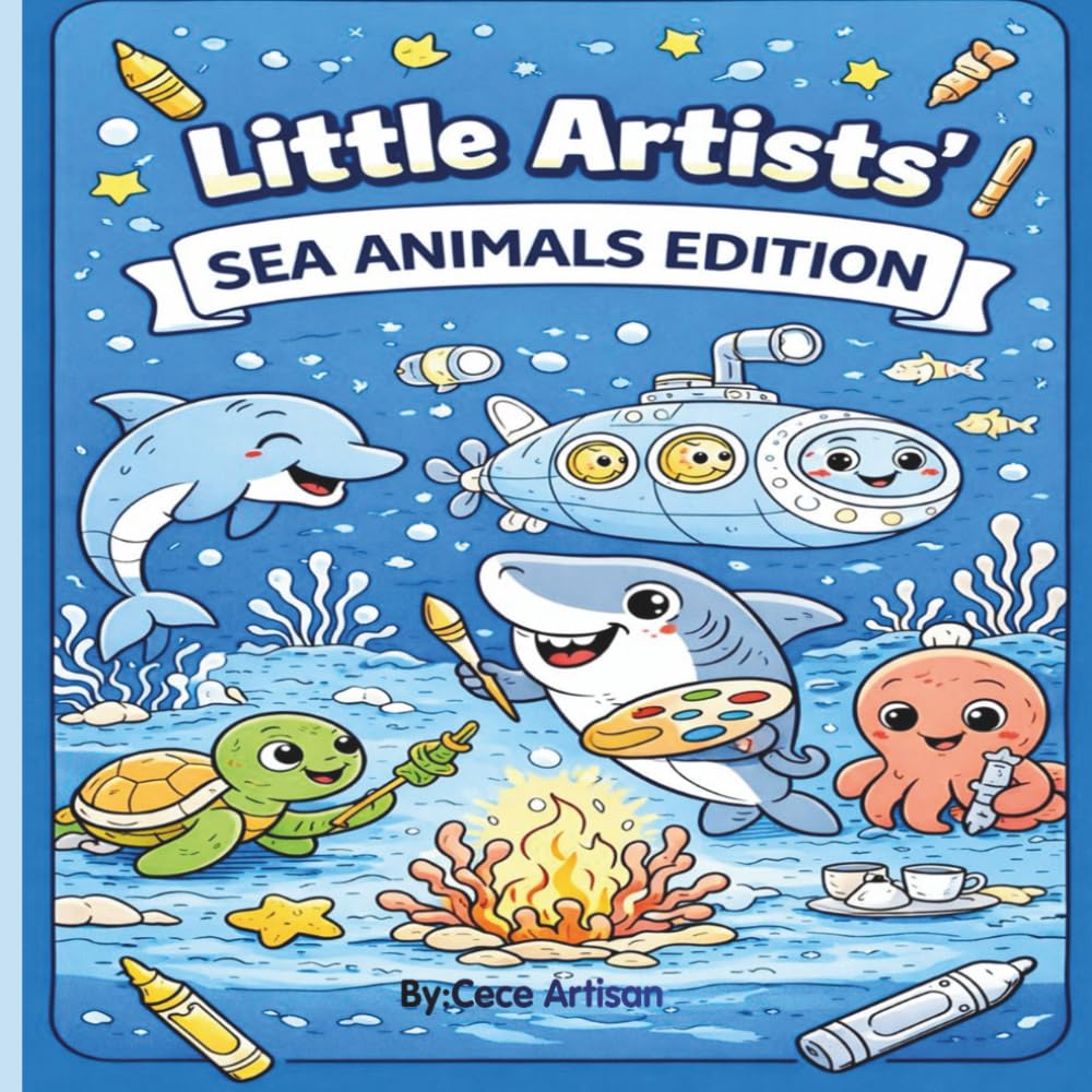 Little artists': sea animals edition