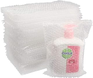 100PCS Bubble Out Bags& Pouches, 6x10inch Bubble Double Walled Wrap Pouches, Bubble Cushioning Wrap Pouch Bags for Shipping, Storage, and Moving, Packing Cushioning Supplies for Dishes Glass Plates
