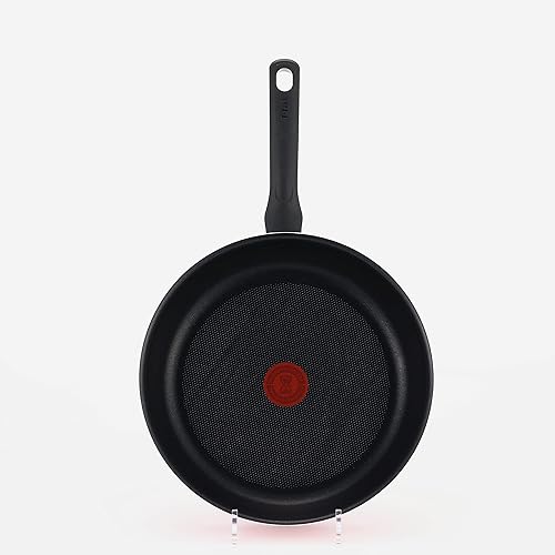 Miniatura 8 de T-fal B55906 Frying Pan, 11.0 inches (28 cm), Compatible with Gas Stoves, Cranberry Red Frying Pan, Non-Stick, Red